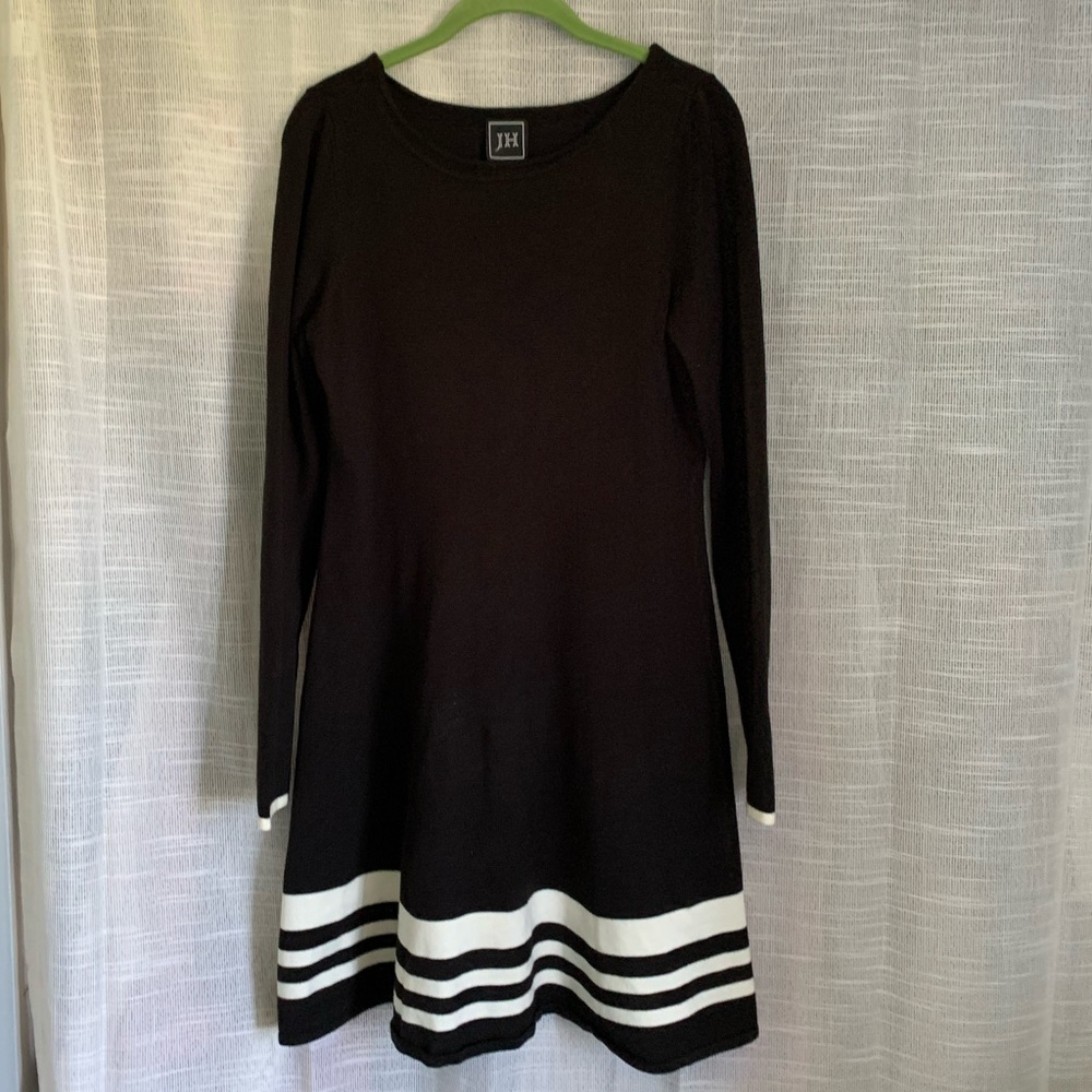 Jessica Howard Long Sleeve Sweater Dress